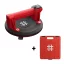 Shijing akkus lapemelő D200 mm fekete gumi + koffer (skt120200sh1k)