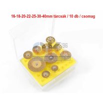   SKT Mini gyémánt vágótárcsa készlet, 16-40 mm 10db / készlet (skt1750db10)