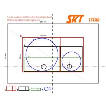   SKT17 burkolható WC nyomólaphoz univerzális kivágó sablon (skt1751sb)