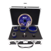   SKT PRO 256 gyémánt lyukfúró készlet  25-35-50-68 mm +koffer (skt256004c)