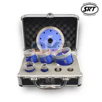   SKT 256 PREMIUM gyémánt fúró készlet 20-35-43-50-68 mm +koffer (skt256006c)