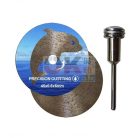 SKT 511 mini gyémánttárcsa, 40×0,6× 6mm/1db + tengely (skt511040T)