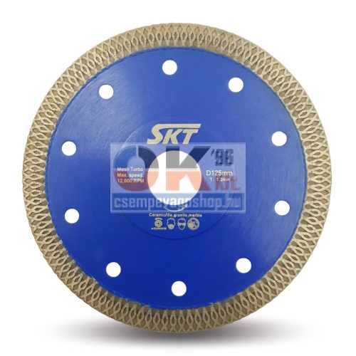 SKT 525 vékony gyémánttárcsa száraz vágáshoz 150×22,2mm (skt525150)