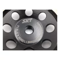   SKT PROFI gyémánt csiszolótárcsa betoncsiszoló tárcsa turbos felület 115× M14 (skt542115m14)