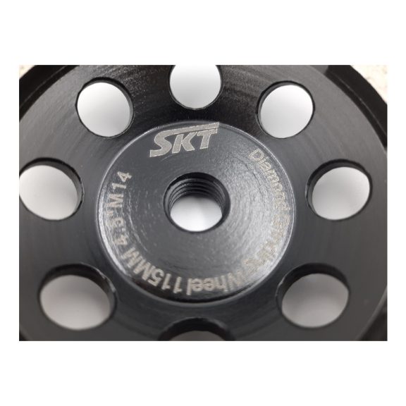SKT PROFI gyémánt csiszolótárcsa betoncsiszoló tárcsa turbos felület 115× M14 (skt542115m14)