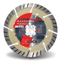   Diatech gyémánttárcsa SPEED TURBO 125x22,2 mm / Xlock (sl125xl)