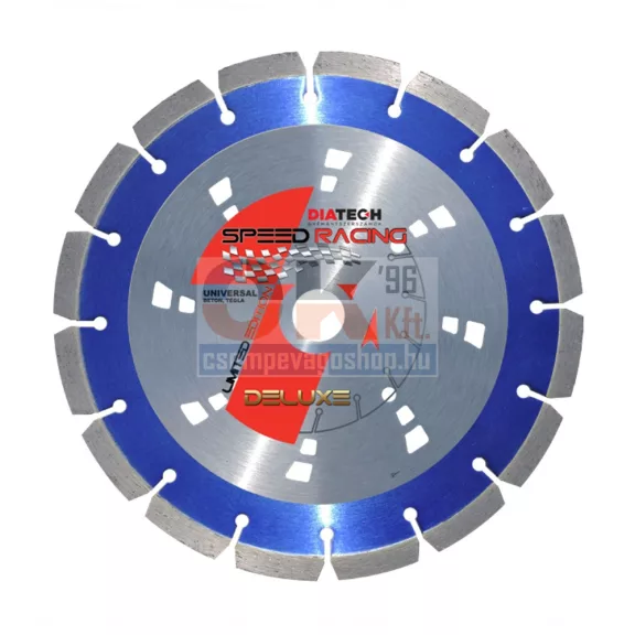 Diatech gyémánttárcsa Speed Racing 230×22,2×10 mm univerzális (slsz230) Diatech gyémánttárcsa Speed Racing 230×22,2×10 mm univerzális (slsz230)