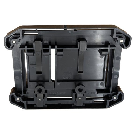 Univerzális burkolható WC nyomólap, fekete (ts89900)