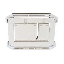 Univerzális burkolható WC nyomólap, fehér (ts89901)