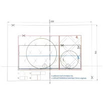   Univerzális burkolható WC nyomólaphoz kivágó sablon (ts89902)