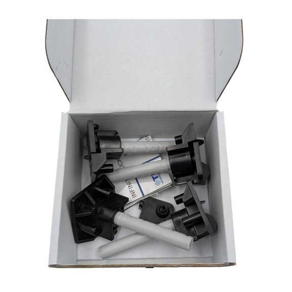 Burkolható szerelőajtó, revíziós ajtó, fekete (ts89903)